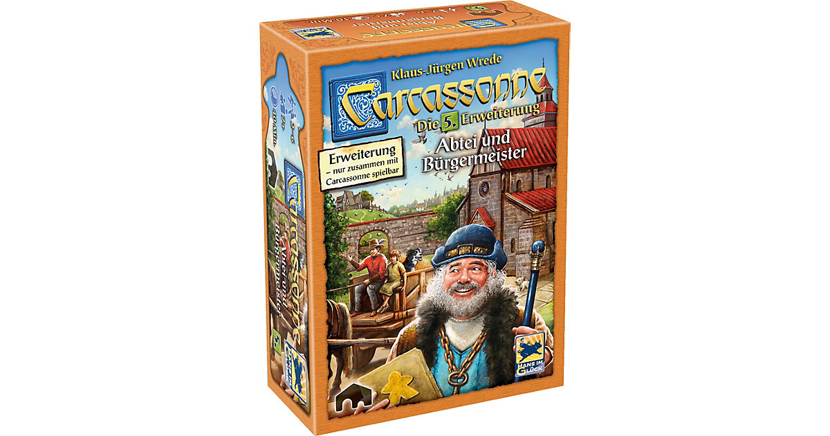 Carcassonne - Abtei & Bürgermeister, Erweiterung 5 Carcassonne - Abtei & Bürgermeister, Erweiterung 5 von Hans im Glück