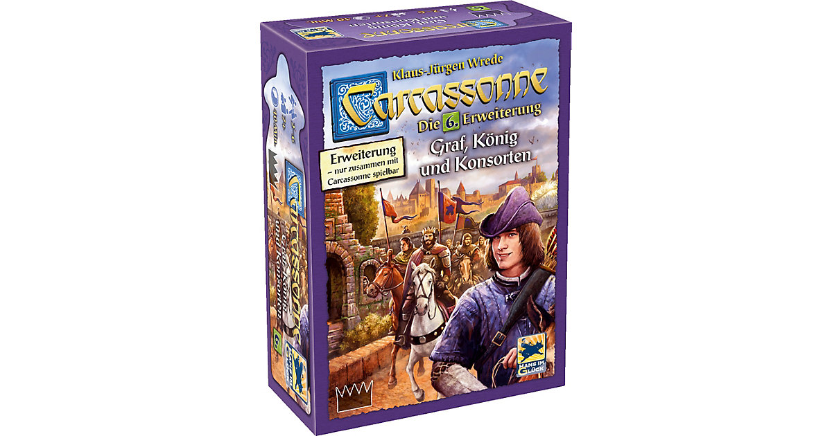 Carcassonne - Graf, König und Konsorten, Erweiterung 6 Carcassonne - Graf, König und Konsorten, Erweiterung 6 von Hans im Glück