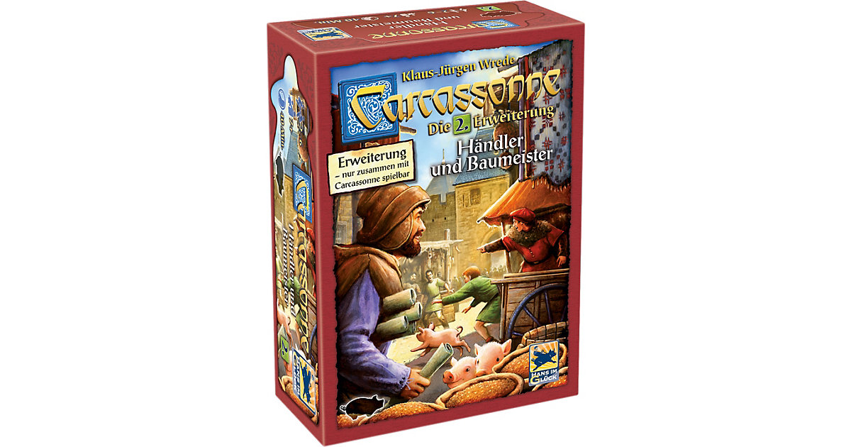 Carcassonne - Händler und Baumeister, Erweiterung 2 Carcassonne - Händler und Baumeister, Erweiterung 2 von Hans im Glück