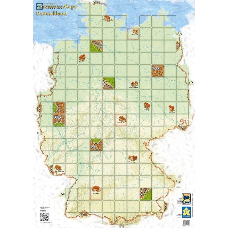 Carcassonne Maps - Deutschland von Hans im Glück