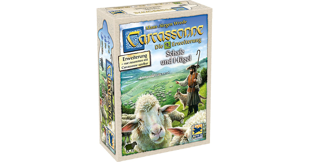 Carcassonne - Schafe und Hügel, Erweiterung 9 Carcassonne - Schafe und Hügel, Erweiterung 9 von Hans im Glück