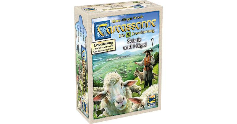 Carcassonne - Schafe und Hügel, Erweiterung 9 von Hans im Glück