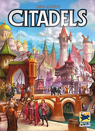 Hans im Glück, Citadels (Auflage 2023), Familienspiel, Kartenspiel, 2-8 Spieler, Ab 10+ Jahren, 30-60 Minuten, Deutsch, Mehrfarbig, Bunt von Hans im Glück