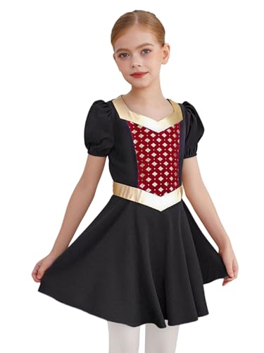 Hansber Renaissance Prinzessinnenkleid Für Mädchen Mittelalterliches Damenkostüm Elegantes Geburtstagsfestkleid Schwarz 170 von Hansber