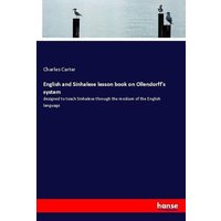 English and Sinhalese lesson book on Ollendorff's system von Hansebooks