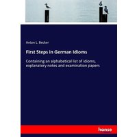 First Steps in German Idioms von Hansebooks