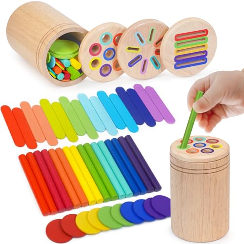 HaoVrisn Montessori Spielzeug ab 1 Jahr, 3-in-1 Montessori Spielzeug ab 1 2 3 Jahre, Holz Montessori Spielzeug 1 2 3 Jahre, Kleinkind Spielzeug Sensorik Spielzeug Baby Motorikspielzeug ab 1 Jahr HaoVrisn Montessori Spielzeug ab 1 Jahr, 3-in-1 Montessori Spielzeug ab 1 2 3 Jahre, Holz Montessori Spielzeug 1 2 3 Jahre, Kleinkind Spielzeug Sensorik Spielzeug Baby Motorikspielzeug ab 1 Jahr von HaoVrisn