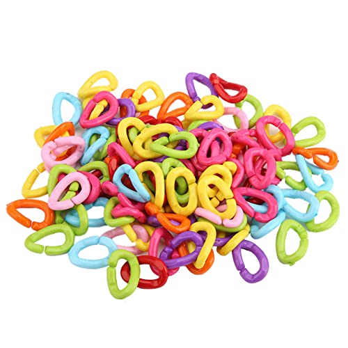 100 Pcs Bulk Packung Mix Farbe Spielzeug Hochleistungs -Kunststoff -Vogel -C -Clips Haken DIY Accessoire Variety Pack für Kleine Mittlere Vögel Training Käfigdekoration 100 Pcs Bulk Packung Mix Farbe Spielzeug Hochleistungs -Kunststoff -Vogel -C -Clips Haken DIY Accessoire Variety Pack für Kleine Mittlere Vögel Training Käfigdekoration von Haofy