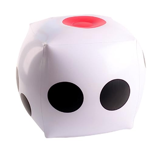 14 Zoll Aufblasbare Würfel, Einfache Deflate Jumbo Aufblasbare Würfel für Outdoor Pool Party, PVC -Blow -up -Spielzeugset mit Stecker für Innen-, Breites Spielreisen, von Haofy