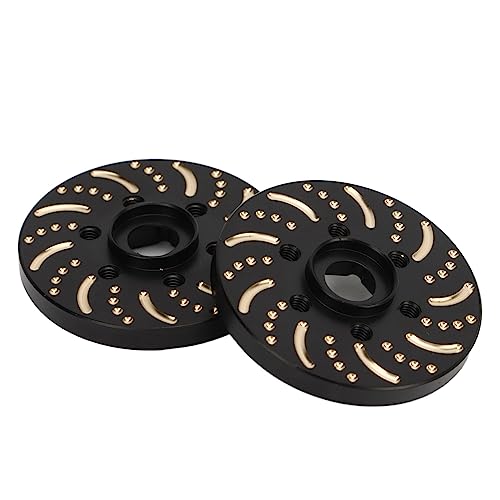 Beadlock Felgenadapter Radgewichte aus Edelstahl Schwarz Messing für Autos (6MM) von Haofy