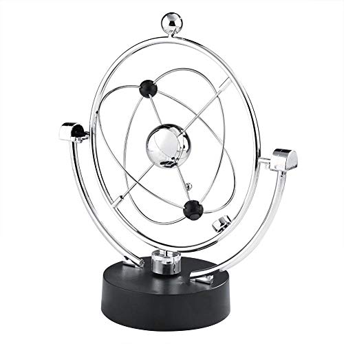 Elektronische Perpetual Motion Toy Simulation Milchstraße Ringmodell Elektronische Schaukel Ball Drehbalken Physik Wissenschaft Spielzeug Home Office Dekoration(A603) von Haofy