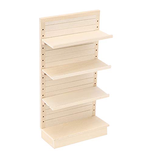 Haofy 1/12 Supermarktregale DIY Kit für Erwachsene Holz Mini -Modell Set Accessoire für Stressabbau (Modell eines Supermarktregals) von Haofy