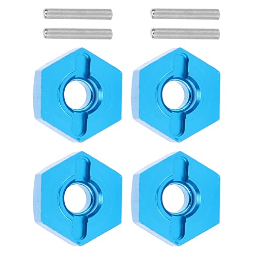 Haofy 1 Set von 5 Mm Rad Hex Monte Buncs Nuss für Wltoys 1/14 144001 RC RC, Bestehend aus Aluminiumlegierung, Zuverlässiger Qualität und Einfacher Betrieb für Autoenthusiasten (Blau 1266B) von Haofy