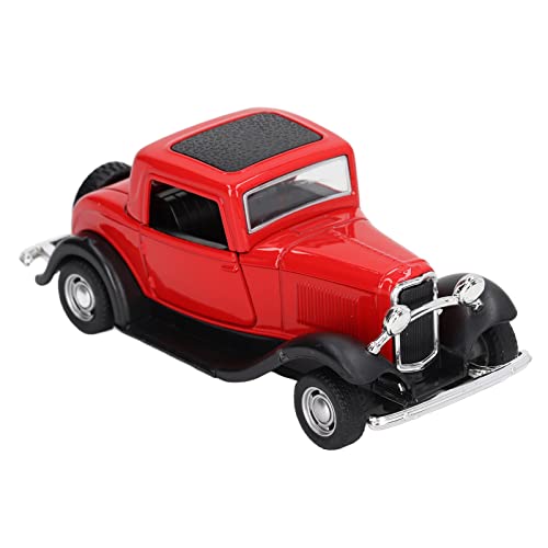 Haofy 1:32 Klassiker Vintage Alloy Car Model Antique Pullback mit Offenen Türen für die Kids Education Collection, Klassisch (Rot) von Haofy