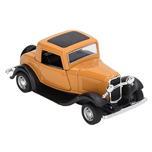 Haofy 1:32 Klassiker Vintage Alloy Car Model Antique Pullback mit Offenen Türen für die Kids Education Collection, Klassisch (Yellow) von Haofy