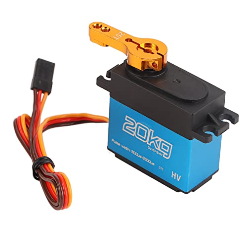 Haofy 20 Kg Hochleistungs Digitales Servo mit 270 -Grad -Rotation Metall Zahnrad für 1/10 1/12 RC -Auto, Aluminiumlegierungmaterial Haofy 20 Kg Hochleistungs Digitales Servo mit 270 -Grad -Rotation Metall Zahnrad für 1/10 1/12 RC -Auto, Aluminiumlegierungmaterial von Haofy