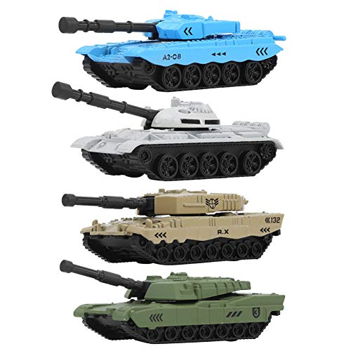 Haofy 4pcs Leges Modell Dekoration Militäres Modellspielzeug für, Hoch Simuliertes Gepanzertes Modell für 3+ Jahre Alte (Panzer) von Haofy