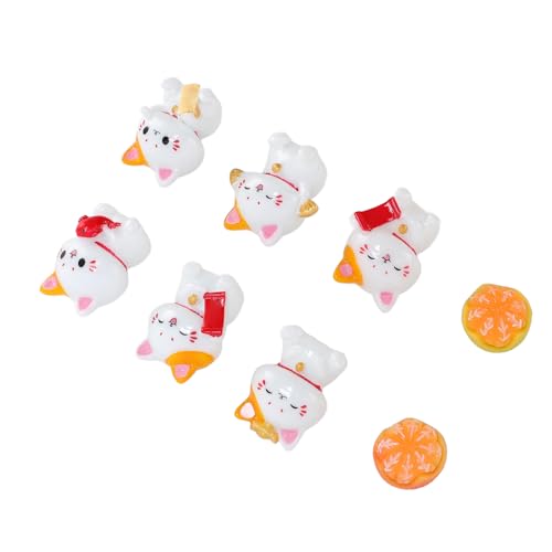 Haofy 6 PCs Miniatur Lucky Cat Statue Lucky Cat Figur Lucky Cat Ornament Harz Material Compact Design mit Selbstklebenden Bändern für das Innenraum von Autos. Haofy 6 PCs Miniatur Lucky Cat Statue Lucky Cat Figur Lucky Cat Ornament Harz Material Compact Design mit Selbstklebenden Bändern für das Innenraum von Autos. von Haofy
