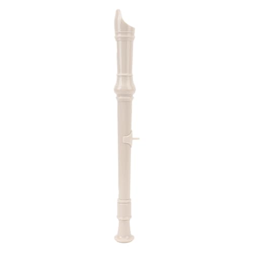 Haofy 8 Loch Flöte Bequeme Spielbarkeit Sopran -Rekorder, Glattes Sound -ABS Material, Ideal für das Lernen und die Musikpraxis zu Hause oder Im Freien (White) von Haofy