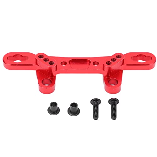Haofy Aluminiumlegierung RC Heck Vorderen Stoßdämpferturm, EIN Upgrade Teil für TT02, Kompatibel mit 1/10 Flachsportwagen (Rot) von Haofy