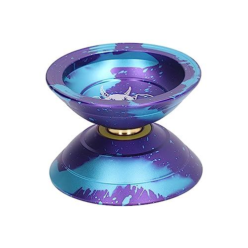 Haofy Aluminiumlegierung Yo y y H Formulierte Nicht Reagierende Lagerkugel für Familienbindung, Augenübung, Druckentlastung (Purple) von Haofy