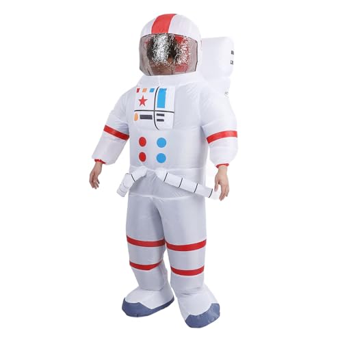 Haofy Aufblasbares Spaceman-Kostüm für Erwachsene, Ganzkörper-Blow-Up-Party, Cosplay, Geburtstag, Drinnen und Draußen von Haofy