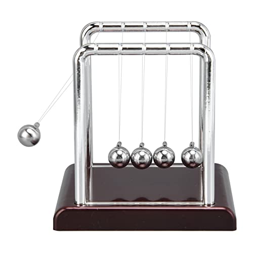 Haofy Balance Ball Metal Metal Physics Science Toy Office Dekoration Stress Belastung Erleichterung Bildung ABS Desktop Spiel für Schüler Schwarz (#1) von Haofy