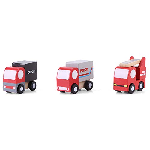 Haofy Bildungshölzern Spielzeugauto Set, 12pcs Cartoon Verkehrautos, Frühes Lernen für Haofy Bildungshölzern Spielzeugauto Set, 12pcs Cartoon Verkehrautos, Frühes Lernen für von Haofy