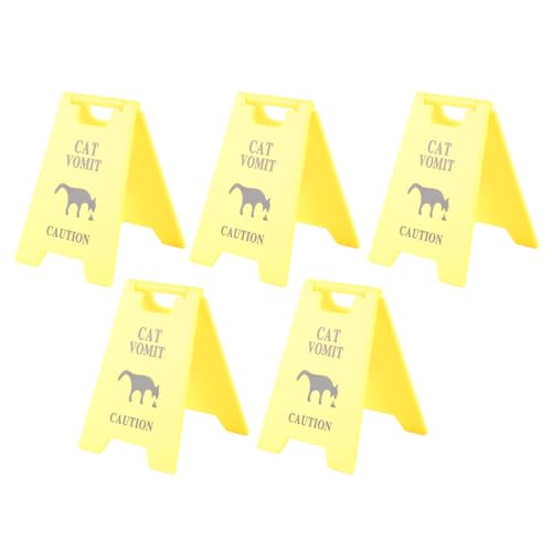 Haofy Cat - Ferbro-Schild Funny ABS Pepper Warnschild für Wohndekorationen, 5 Stück (Katze) von Haofy