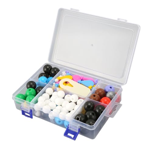 Haofy Chemie Molekularmodell Kit Professionelles Essentiale Atomkugel Elektronisches Wolkenmolekularmodell für Lernen durch Lehrer und Schüler, Kunststoffmaterial Haofy Chemie Molekularmodell Kit Professionelles Essentiale Atomkugel Elektronisches Wolkenmolekularmodell für Lernen durch Lehrer und Schüler, Kunststoffmaterial von Haofy