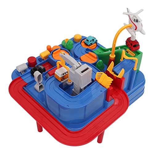 Haofy Educational Railcar Toy Interactive Car Adventure Puzzle Rennspielzeug für Lernen Motorische Fähigkeiten für Kindergeschenk, Sicheres Haltbares ABS -Material von Haofy
