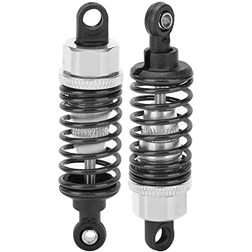 Haofy Einstellbarer Federdämpfer Langlebiger RC -Metall -Stoßdämpfer Slash, Verbesserung der Fahrzeugleistung für 2 Stcs 70 mm Stoßdämpferdämpfer (Silver) von Haofy