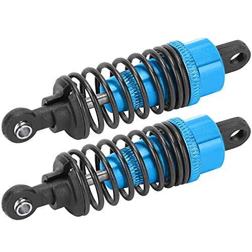 Haofy Einstellbarer RC RC -Metall -ACBSorBeur Schrägstrich, Verbesserung der Fahrzeugleistung für 2 PCs 70 Mm Aggregat Stoßdämpfer (Blue) von Haofy