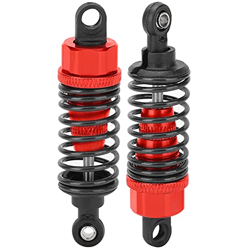 Haofy Einstellbarer RC RC -Metall -ACBSorBeur Schrägstrich, Verbesserung der Fahrzeugleistung für 2 PCs 70 Mm Aggregat Stoßdämpfer (Rot) von Haofy