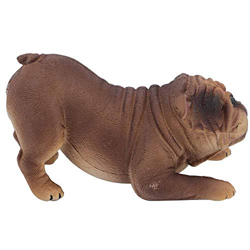 Haofy Exquisites Bulldog -Modellspielzeug für Kindergeschenk, Verbesserung der Konzentration und Kreativität, Hochwertiges Kunststoffmaterial ((127-878)) von Haofy