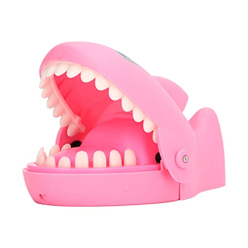 Haofy Haifisch Zahnarzt Zähne Toys Interactive Fun Game für und Freunde Umweltfreundliches Material für Stressabbau und Unterhaltung (PINK) von Haofy