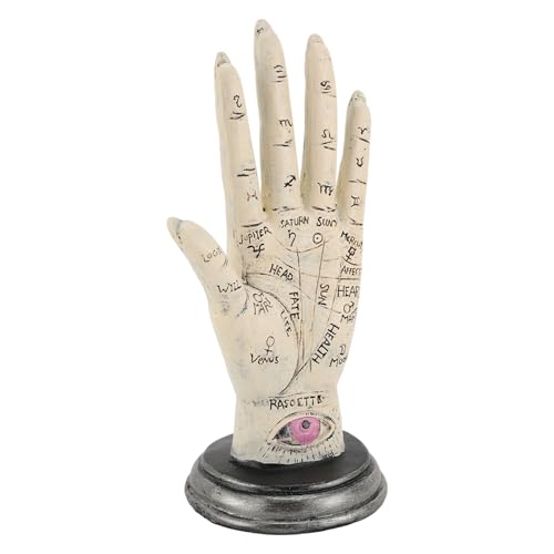 Haofy Harzpalmenhandmodellstatue, Mystische Universum Symbole Skulptur, Elegantes Dekor -Stück für Palmistry -Enthusiasten, Inspiriert Vom Handmodell von Palmistry Haofy Harzpalmenhandmodellstatue, Mystische Universum Symbole Skulptur, Elegantes Dekor -Stück für Palmistry -Enthusiasten, Inspiriert Vom Handmodell von Palmistry von Haofy
