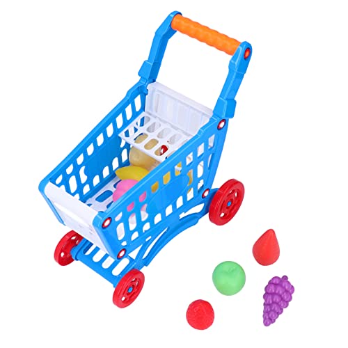 Haofy Interaktiver Im Einkaufswagen Spielen Lebensmittelspielzeug, das für Kreative Lernerfahrung Gesetzt Ist, das Bewusstsein für Objekte und Farben Senkt, Ideal für die Rollenspielaktivitäten der von Haofy