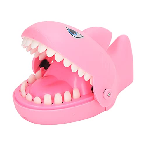 Haofy Interaktives Spiel des Zahnarztspielzeugs, das Stress für und Freunde, ökologische Ausrüstung für Haifischspielfans Abhebt (PINK) von Haofy
