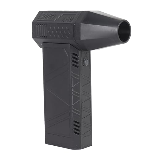 Haofy Kompakte Handheld-Turbofan-Staubgebläse 3-Gang-Einstellbar für die Reinigung von Autozentralen, ABS-Kunststoff Schwarz (Black) von Haofy