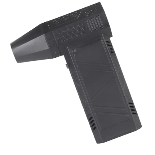 Haofy Kompakte Handheld-Turbofan-Staubgebläse 3-Gang-Einstellbar für die Reinigung von Autozentralen, ABS-Kunststoff Schwarz (Black) von Haofy