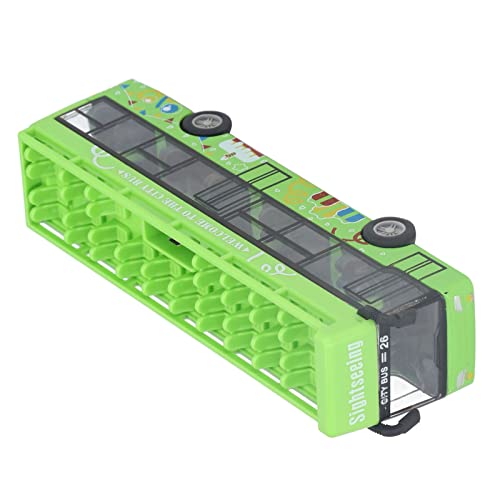 Haofy Legierter Cabrio -Busmodell Simulation Exquisite Aussehen Toy Metal Bus für, für Partys, 15x5x3cm (Green) von Haofy