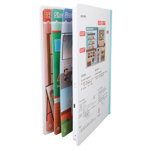 Haofy Lernfreunde Wörter Buch Breite Anwendung Plastik und Papier Vorschule Aktivitätsbuch für Home, Kindergarten von Haofy