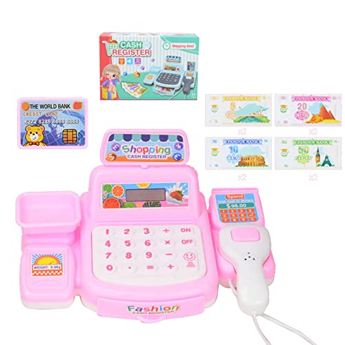 Haofy Mini - Supermarkt Kazip -Aufnahmespielzeug, Papierwährungssatz, Browser, Unterhaltung für, Kunststoffmaterial (PINK) von Haofy
