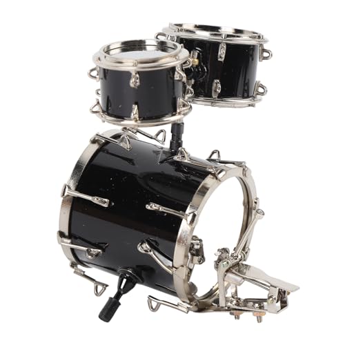 Haofy Miniatur -Metall -Jazz Model Ornament für Lehrer Schüler Absolventen, Handgefertigte Miniatur Trommel Set für die Heimdekoration von Haofy