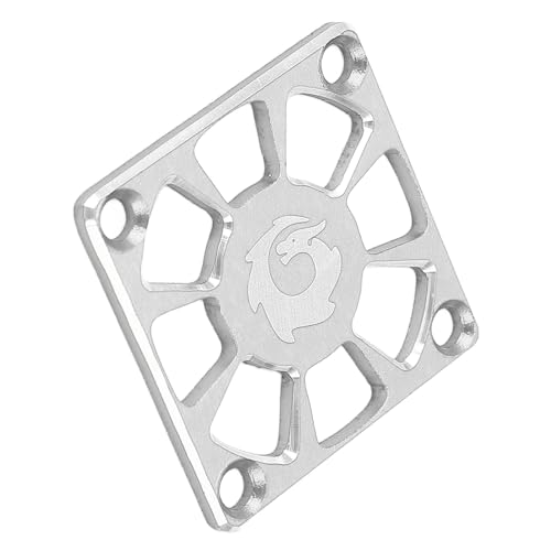 Haofy Motorkühlgebläse-Abdeckung, RC-Kühlgebläse-Abdeckung, Einfache Montage, Leicht, Stabil, Robust, 1,18 Zoll für Reparatur (Silver) von Haofy