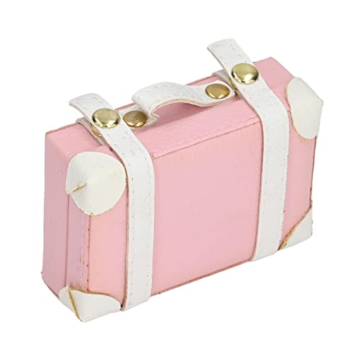 Haofy Niedlich 1: 6 Puppenhaus Accessoire Metall Mini Puppenkoffer für Puppenhausdekoration und Foto -Requisiten 3 X 2 X 1in (PINK) von Haofy