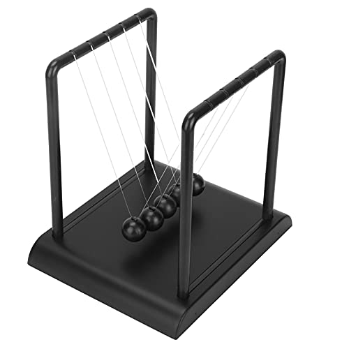 Haofy Pendelball -Bildungsspielzeug für Newton Physics - Beeindruckendes Schwingende Display für, Langlebige Bürodekoration Plastik + Stahlball (Basis inklusive) von Haofy