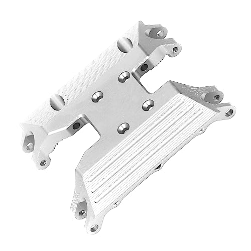 Haofy RC Auto Getriebebasis Aluminiumlegierung Erhöhte Festigkeit Einfache Bedienung Axial 1/18 UTB18 Getriebe Zentralrahmen für Capra (SILVER) von Haofy