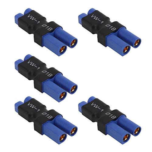 Haofy RC EC5 Femal DER EC3 MALD Male VERBERTERUNGSLAUBER TROGABLICHER Adapter FÜR RC CAR 5 PCs für Alle Arten von RC -Automodellen, Flugzeugmodelle, Bootsmodelle Gummi -Kunststoff -Kupferblau Schwarz Haofy RC EC5 Femal DER EC3 MALD Male VERBERTERUNGSLAUBER TROGABLICHER Adapter FÜR RC CAR 5 PCs für Alle Arten von RC -Automodellen, Flugzeugmodelle, Bootsmodelle Gummi -Kunststoff -Kupferblau Schwarz von Haofy